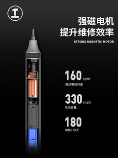 绿林电动螺丝刀小型家用迷你充电式手自一体精密电批起子套装电批