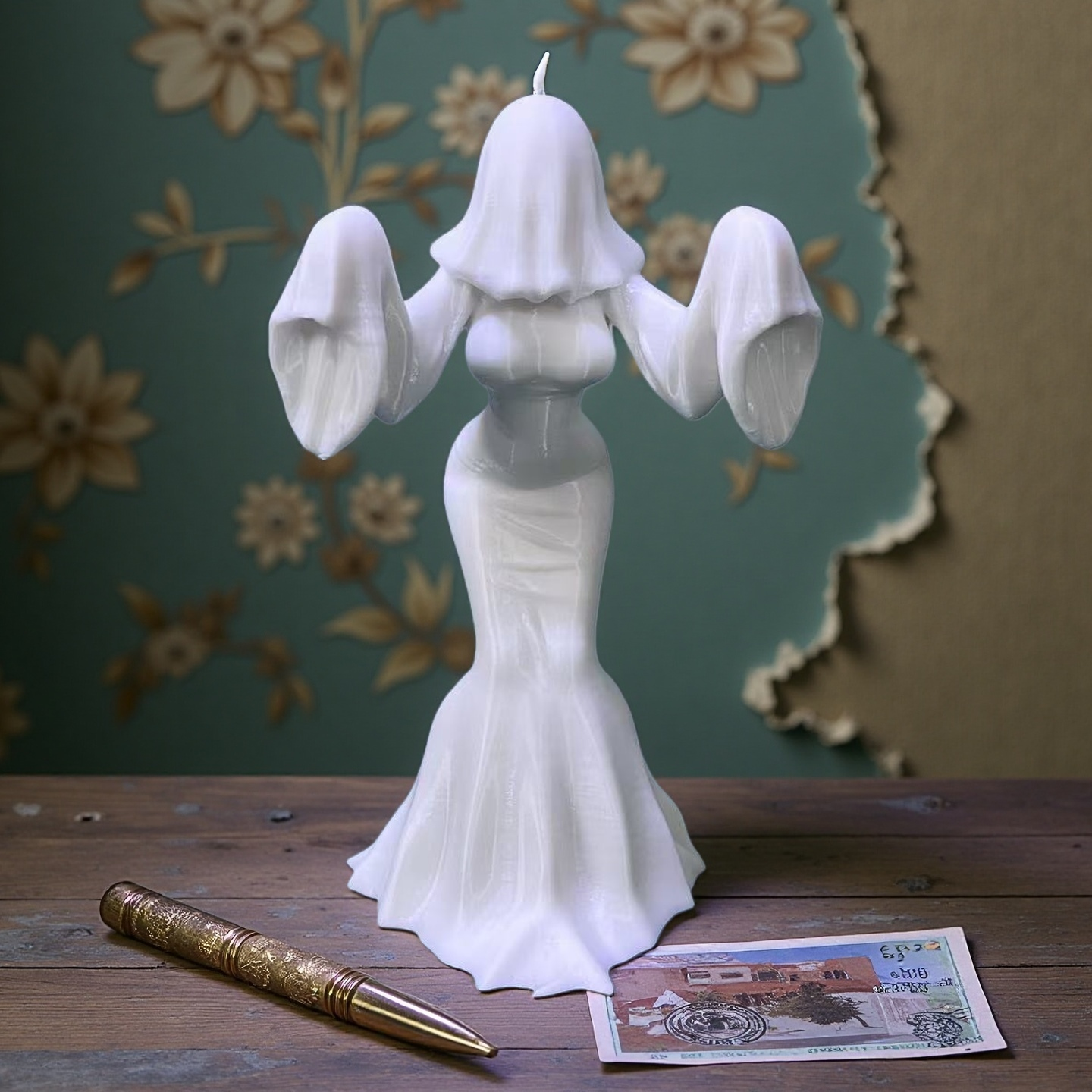 3D打印幽灵娘桌面摆件