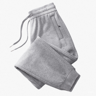 子大码 休闲女裤 宽松束脚运动裤 新款 加绒高腰长裤 裤 卫裤 高端春秋款