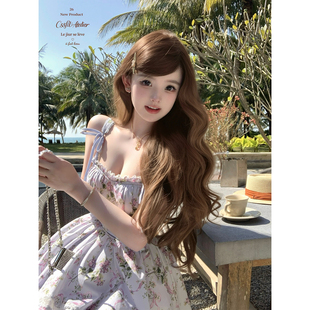 迟伞伞26/ss 花园巡游 houseof*碎花吊带连衣裙两色入设计感短裙