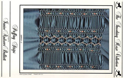 【刺绣图纸】035缩褶绣diy刺绣bishop手工欧式刺绣法绣童装儿童