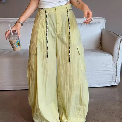 意法清仓2025夏季宽松显瘦工装裤