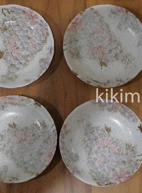 1252-12市田广美日本制餐具日式点心盘餐盘