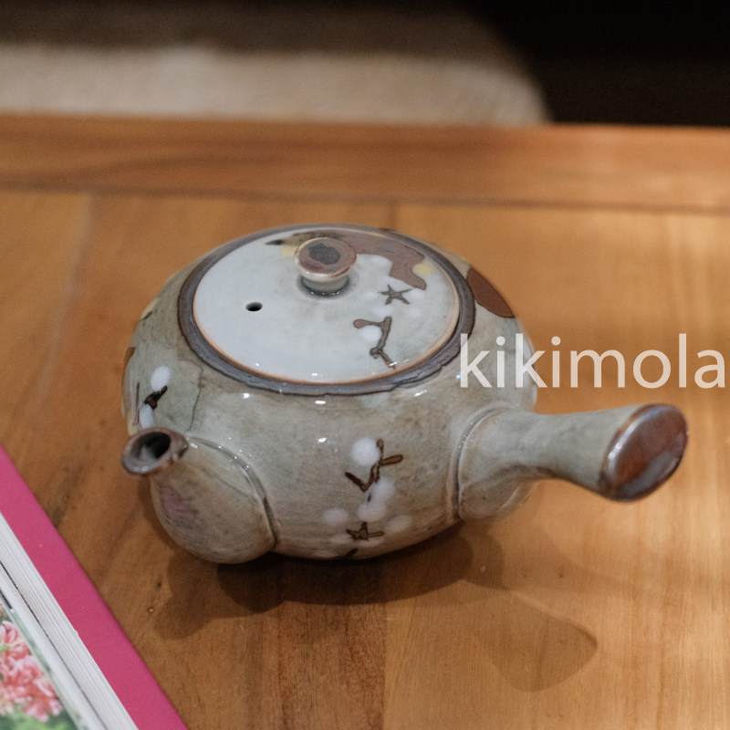 日本制手作茶壶功夫茶具泡茶壶禅意精巧小壶侧把壶