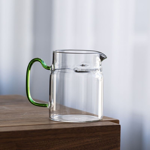 公道杯玻璃带茶漏一体月牙公杯泡绿茶专用茶具茶滤大容量分茶器