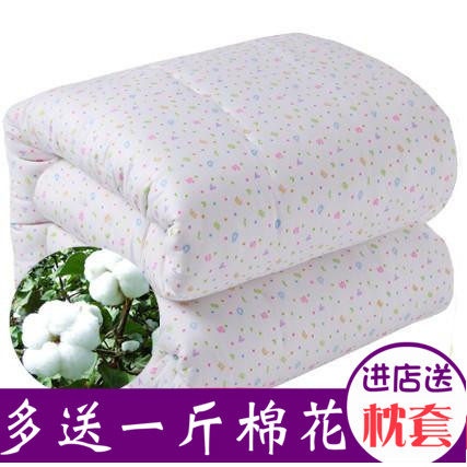 12斤 棉花被加厚冬被冬季被子棉被全棉保暖被芯 新疆被褥纯棉棉絮,床上用品,棉花被,淘宝优惠券,粉丝福利购,淘宝优惠卷