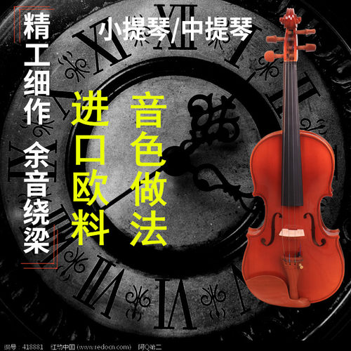 进口欧料小提琴中提琴入门唯欧琳