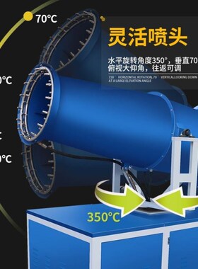 防尘程车载TM-15D/TM-30D/TM50D/TM60D雾炮机工地除尘机柴油