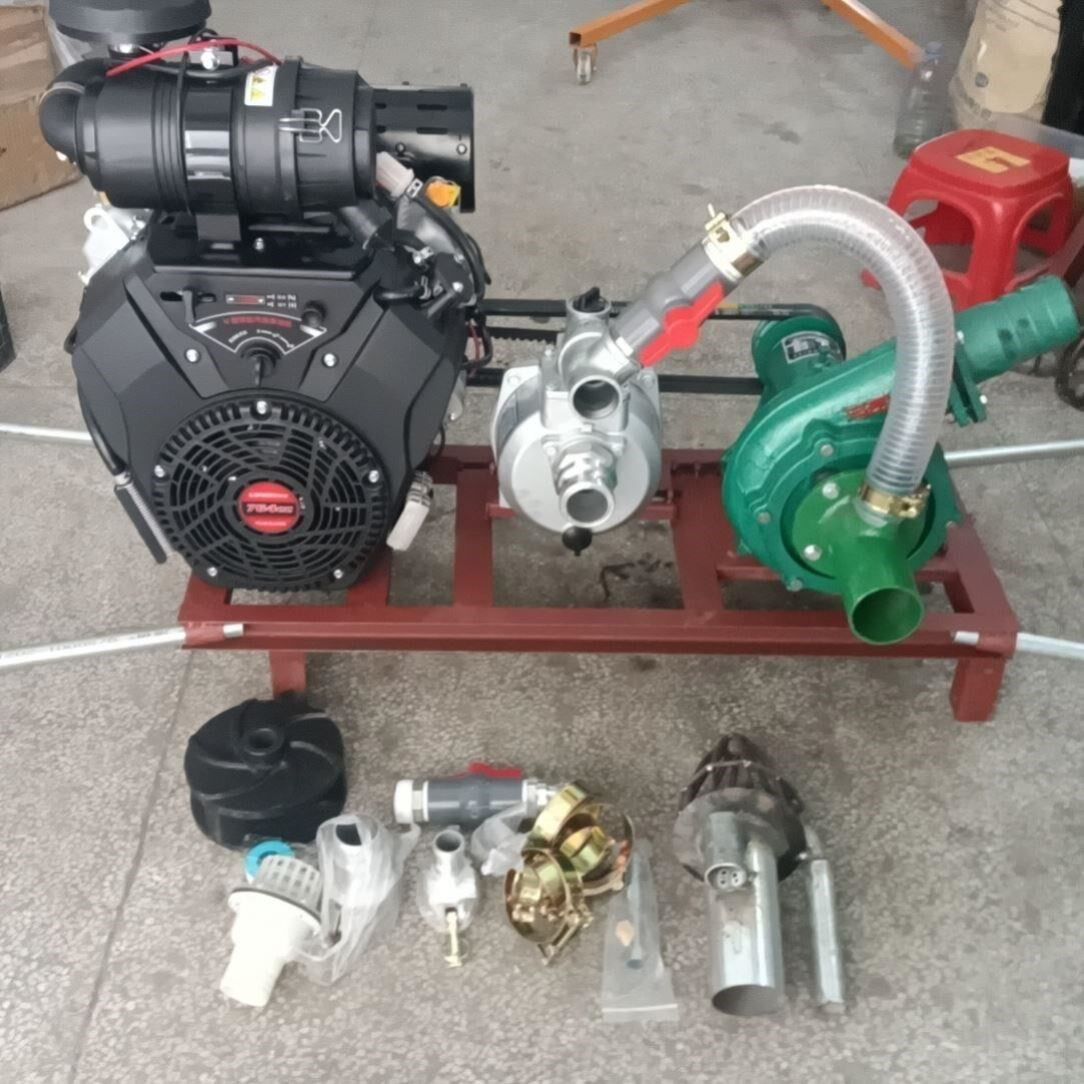 清污泵高压带水冲小型可移动16匹18匹20匹吸沙泵泥浆泵大流量便携