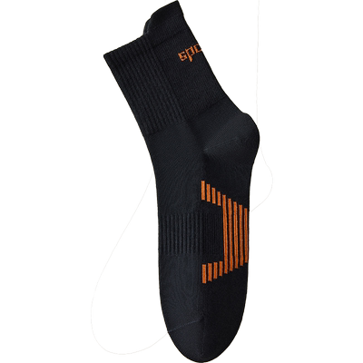 猫人纯棉防臭中筒袜运动风