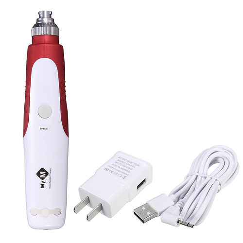 MYM derma pen 卡口电动微晶笔 MTS导入 促渗驻粉底孕唇孕睫术