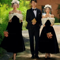 Платье, накидка, перчатки