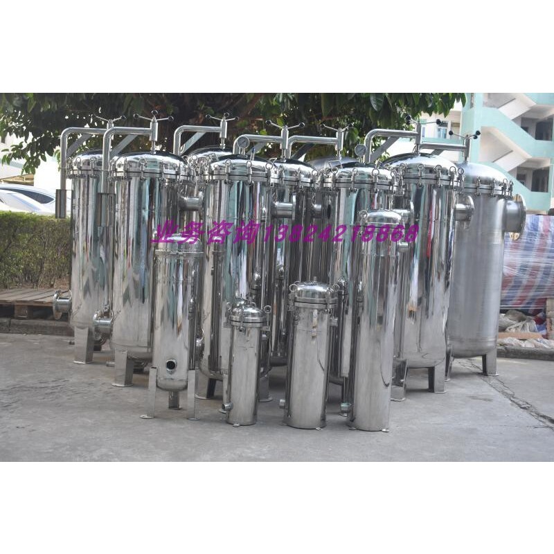 厂家直销304不锈钢袋式过滤器 布袋式大流量过滤器 316L材质滤袋