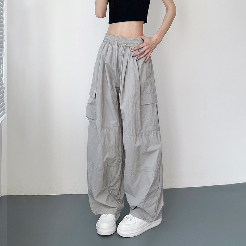 女大童夏季薄款工装长裤2026款图片