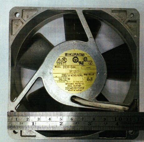 UP12B20 200V 14/12W 120X120X25MM. IKURA 散热风扇