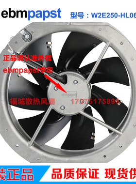 德国ebmpapstW2E250-HL06-01HJ28101921230V电控柜变频器风机风扇