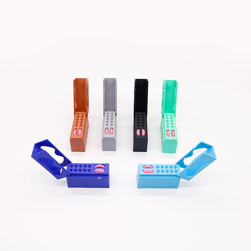 牙科计数10孔根管锉架放置