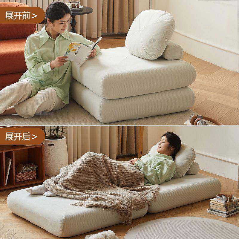 新款人沙单发布艺户小型客厅豆两腐块麻薯沙发床用奶油风模块懒人,住宅家具,懒人沙发,淘宝优惠券,粉丝福利购,淘宝优惠卷