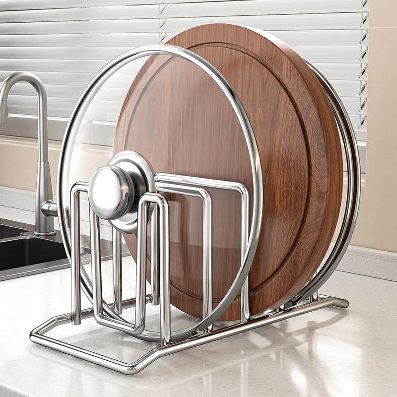 新款用砧板置物架厨房板台置面锅家盖架菜收纳沥水架案板放架置物,家装主材,锅盖架,淘宝优惠券,粉丝福利购,淘宝优惠卷