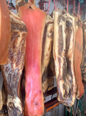 3斤整条风干腊肋条散养猪肉生态猪五花肉白腊肉衢州饭店朱熹腊肉