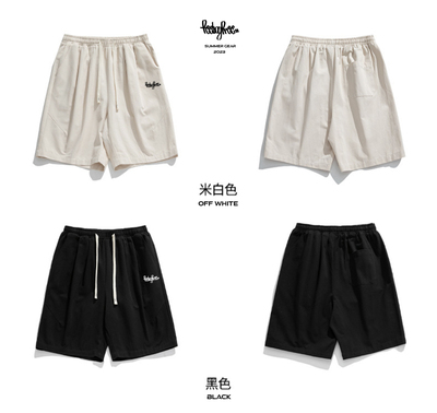 feelingfree短裤夏季刺绣工装