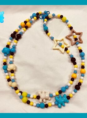 ins日韩可爱小熊链斜挎背带式通用壳ccd相机挂链挂绳