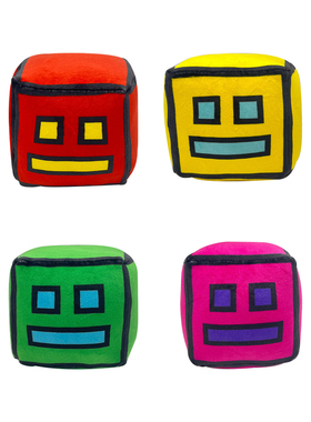 geometry dash 几何冲刺游戏周边 毛绒玩具公仔玩偶儿童抱枕礼物