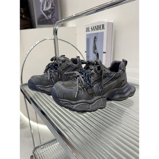 厚底老爹鞋 巴恩风ins潮欧货配阔腿裤 女鞋 运动鞋 冬季 休闲鞋 加绒