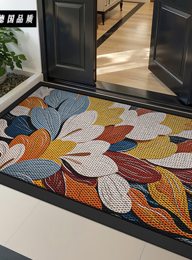 德国入户门地垫大门口防滑脚垫喜庆耐脏除尘免洗高端地毯红色门垫
