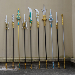 超长枪模型冷兵器玩具男孩刀剑三国武将角色扮演儿童对打武未开刃