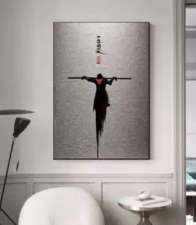 大话西游五指山装饰画一生所爱卧室客厅壁画复古宿舍入户玄关挂画