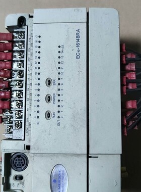 议价-艾默生PLC控制器 EC10-1614BRA，拆机件，输入输-可维修