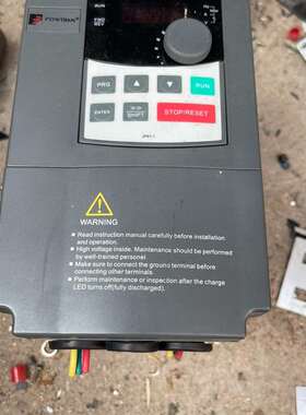 可维修-POWTRAN 普传变频器PI9100A R75G3....-议价