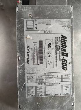 议价-TDK兰达alpha-650 MV6500441A半导体电源
