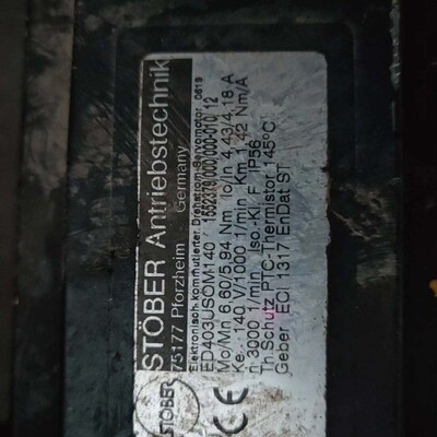 德国Stober斯德博电机ED403USOM140，数量3台