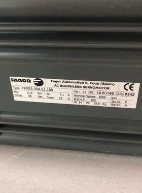 议价-FXM53.30A.E1.100 FAGOR发格伺服驱动-可维修