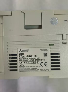议价-三菱FX3GA-60MR-CM，原装正品plc，成色95新，-可维修