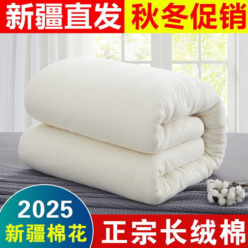 新疆长绒棉被子纯棉絮被芯冬被手工棉花棉被垫被垫絮棉胎加厚保暖