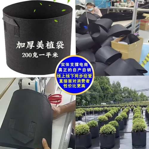 加厚加厚无纺布美植袋种植袋
