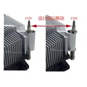 AVC13662011芯CPU风扇超静音cpu散热器4针线温控调速X58X79