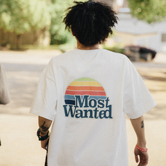 mostwanted 四周年彩虹短袖t恤男夏季纯棉宽松情侣装夏 MWTD