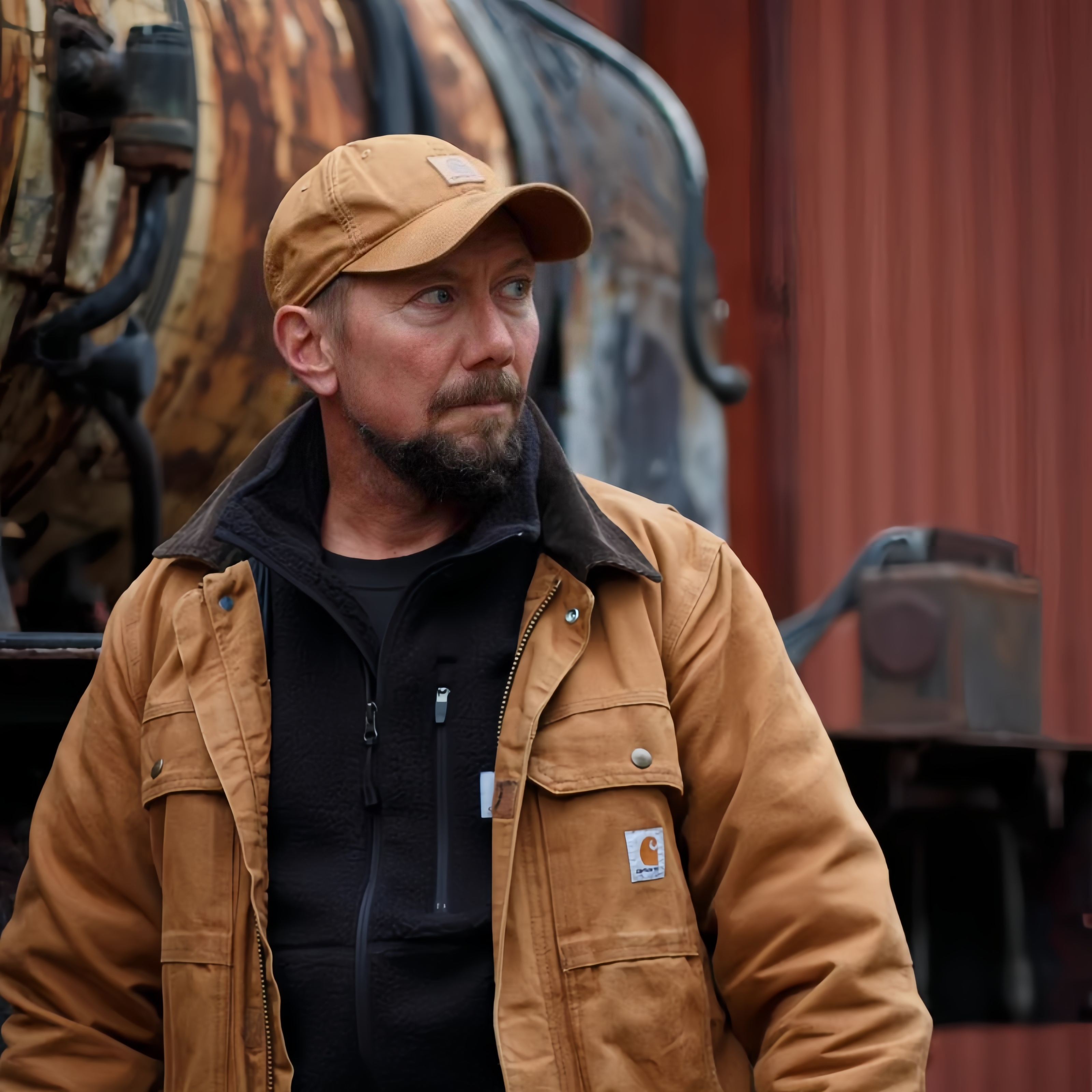 正品Carhartt卡哈特帽子鸭舌帽男女水洗做旧棒球帽美式遮阳帽软顶