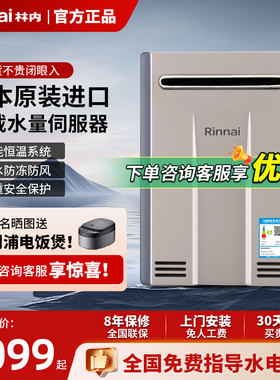 林内REU-A2426WD(K)-CH燃气热水器24升室外机户外机防冻日本进口