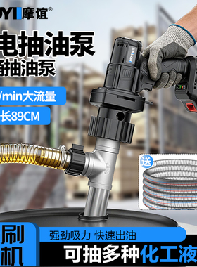 充电式电动抽油泵手提式插桶泵柴油泵锂电池抽油神器油抽子加油机