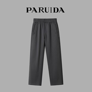 休闲裤 长 爆款 男装 胖子大码 宽松直筒裤 男士 秋季 2025新款 莱赛尔