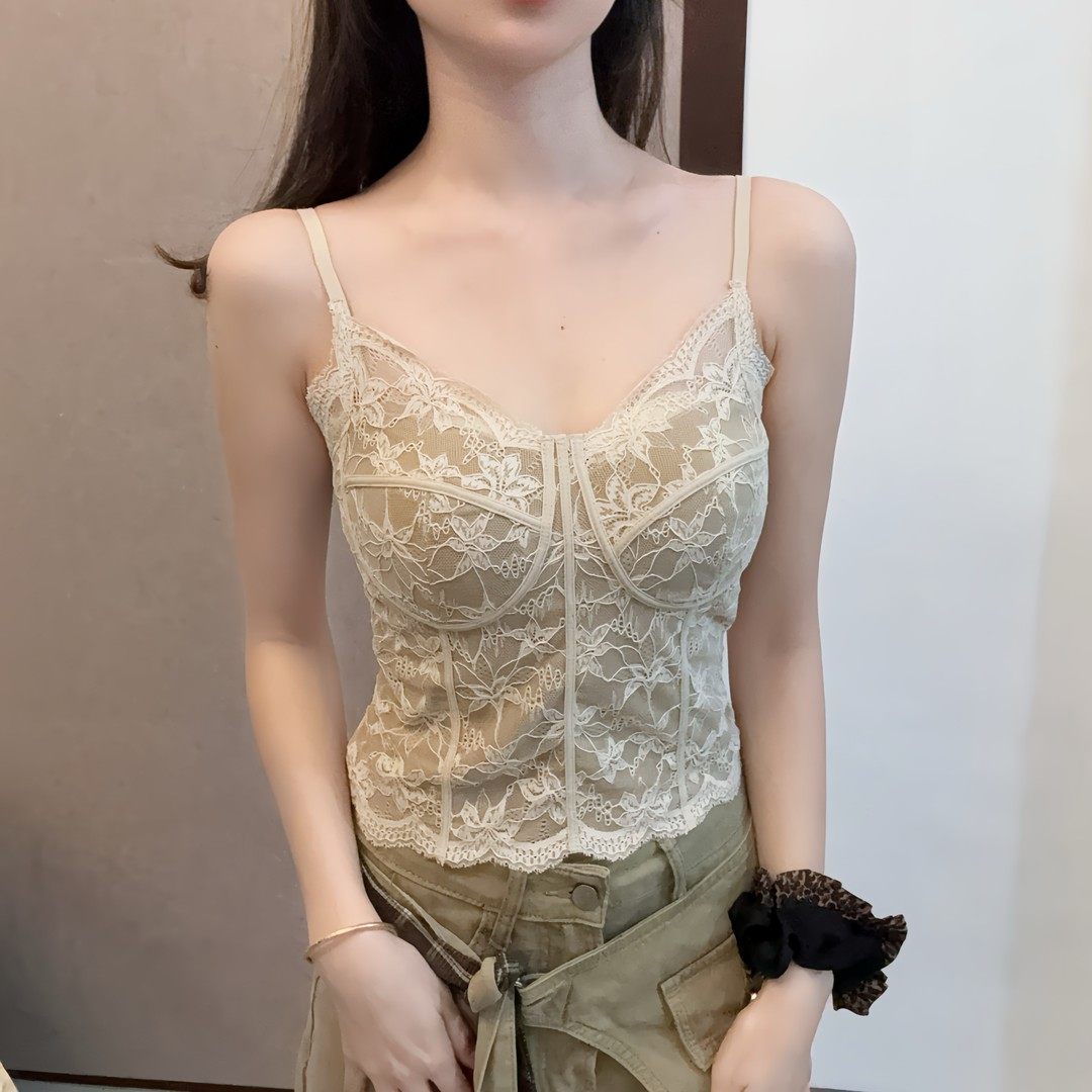 秋冬暖绒磨毛法式鱼骨蕾丝内搭小吊带背心内衣带胸垫显瘦打底美背,女士内衣/男士内衣/家居服,吊带/背心/T恤/打底/肌底衣,淘宝优惠券,粉丝福利购,淘宝优惠卷