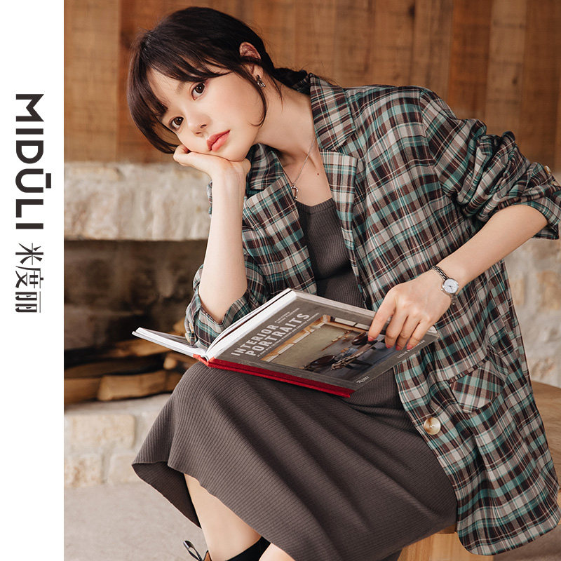 米度丽孕妇装春装上衣春款孕妇外套春秋格子西装外出开衫宽松风衣|ruв категории Всё для беременных и кормящих, материнство, пальто/ветровка - от Buy2taobao.com для оказания профессиональной услуги покупки агента Taobao