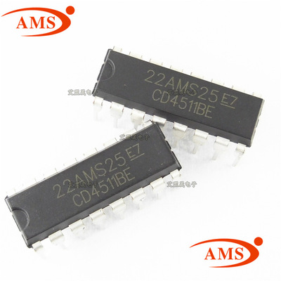 CD4511BE CD4511 直插DIP-16 锁存解码器驱动器IC 全新正品现货