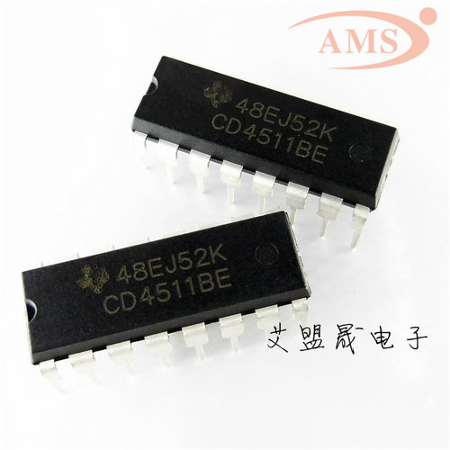 CD4511BE CD4511 DIP-16直插 CMOS逻辑器件 TI/德州 全新现货