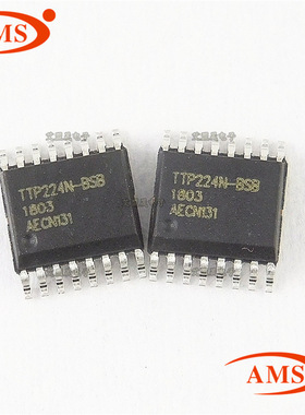TTP224N-BSB TTP224N SSOP-16 数字触摸感应芯片 全新正品现货